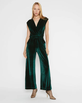 Ripley Radar Velvet Jumpsuit, Emerald