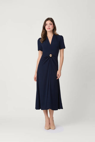 Waldorf Dress, Navy