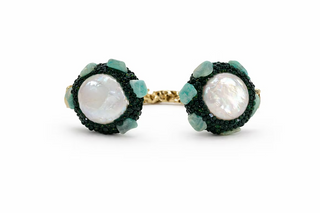 Green Bling Cuff