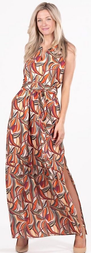 Lydia Dress, Rust