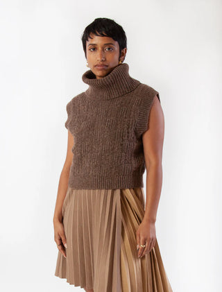 Kerisma Marlene Top, Shiitake Brown