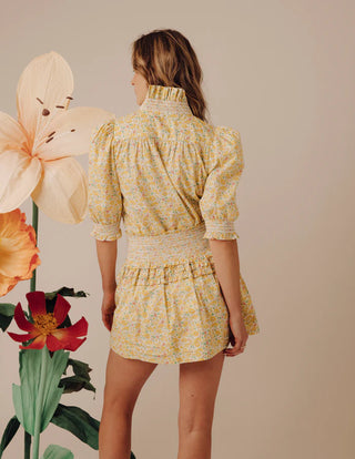 Linnia Skirt, Stoneley Yellow