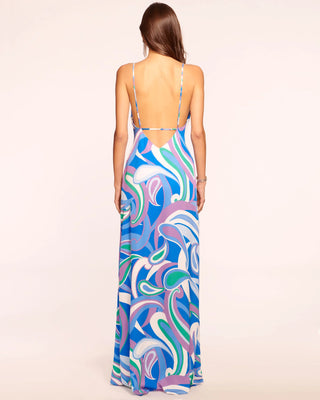 Pearl Dress, Retro Paisley Print