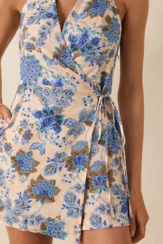 Lucia Halter Playsuit, Chintz Floral
