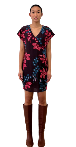 Andi Dress, Mocha Blossom