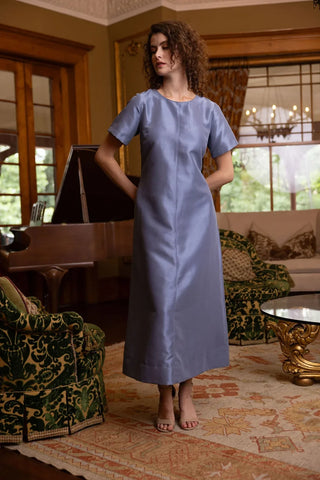 Georgia Dress, Windsor Blue