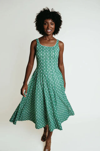 Sophia Dress, Verde
