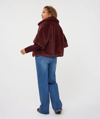 Coat Poncho, Merlot