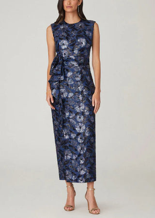 Shoshanna Silvia Dress, Denim/Jet