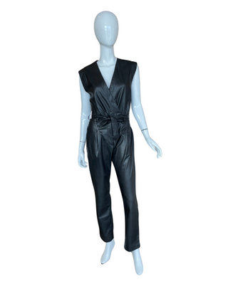 Esqualo Black Jumpsuit, Black