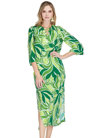 Maxi Dress, Bold Vines