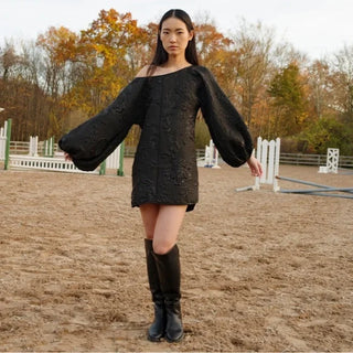 Arianna Elmy Slim Fit Good Luck Dress, Black