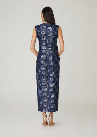 Shoshanna Silvia Dress, Denim/Jet