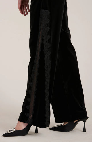 Tyler Boe Toby Velvet Pant, Black