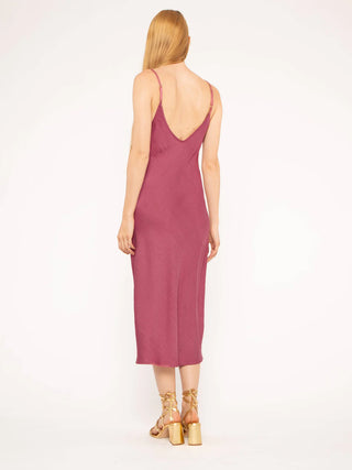 Ripley Rader Satin Slip Dress, Mulberry