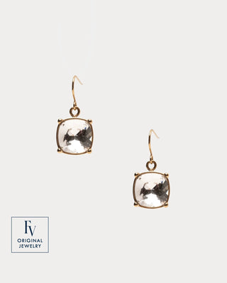 Sugar Cube Drop Earring