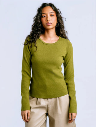 Millie Sweater Top - Bamboo S/M