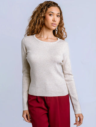Millie Sweater Top - Porridge S/M