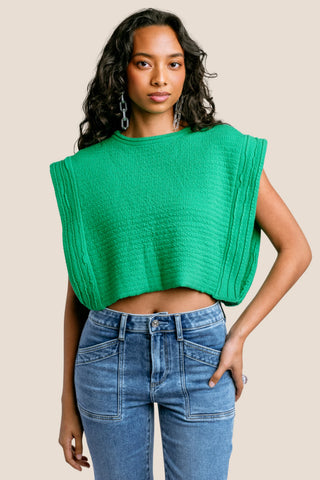 Imogen Top, Kelly Green