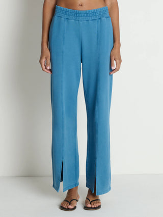 Lincoln Front Slit Knit Pant, Indigo
