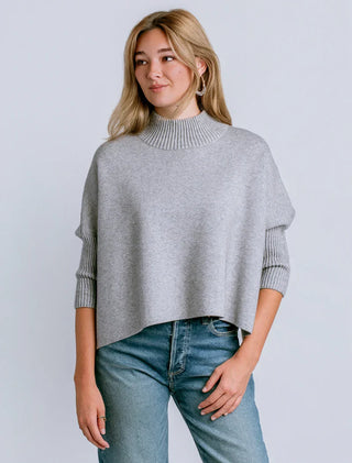 Aja Sweater, Heather Grey
