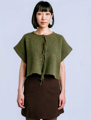 Sachi Vest, Olive Jade
