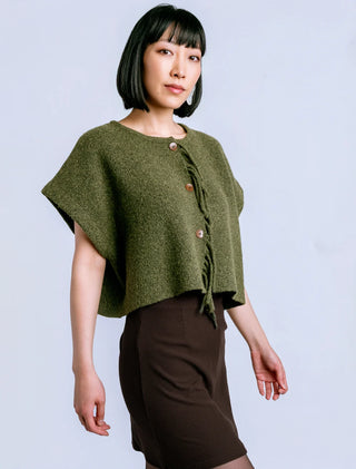 Sachi Vest, Olive Jade
