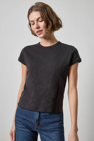 Boxy Cap Sleeve, Black