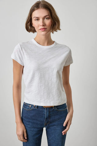 Boxy Cap Sleeve, White