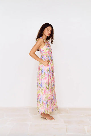 celina maxi dress MinkPink Watercolor Floral Celina Maxi Dress
