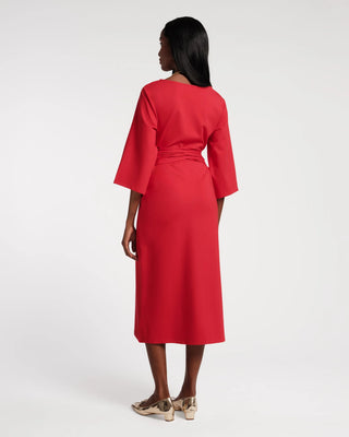 Whitney Wrap Dress, Red