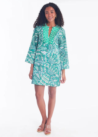 Minnie Mini Dress, Falcon Grass