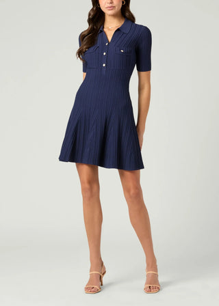Antonia Dress, Navy