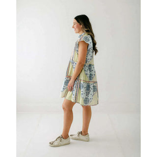 Dayna Dress, Apple Bandana