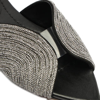 Hattie Flat - Cristal/Transparente, Black
