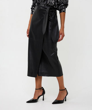 Black Skirt with Belt