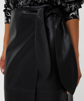 Black Skirt with Belt