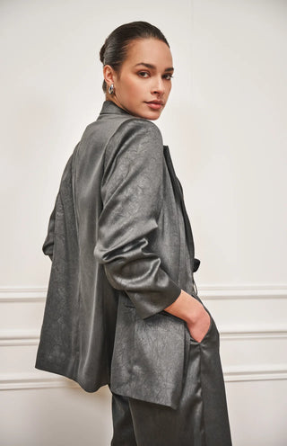 Blazer Shimmer Crinkle, Anthracite