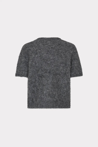 Bow Fuzzy Sweater, Smoke