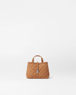 Mini Astor Top Handle, Brown Nubuck