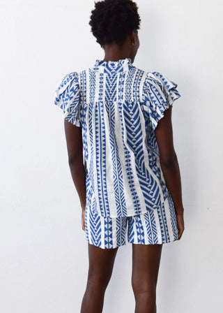 Never A Wallflower Pleated Short, Indie Handloom