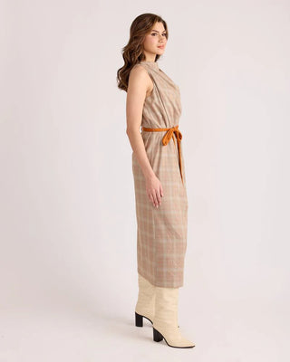 Clay Dress, Autumn Plaid