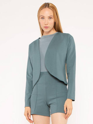 Ripley Radar Ponte Knit Bolaro, Sea Blue