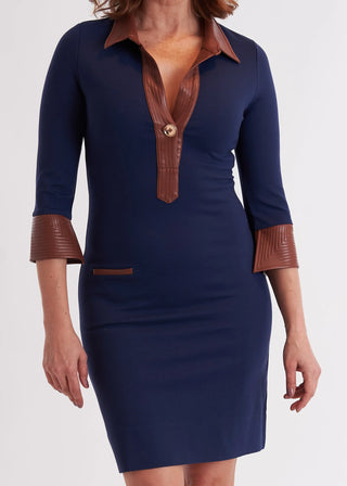 Dixie Dress, Navy
