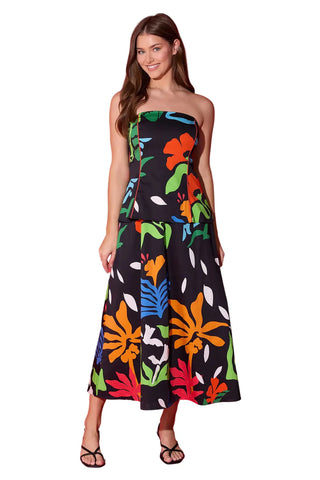 Brooks Dress, Black Majorelle