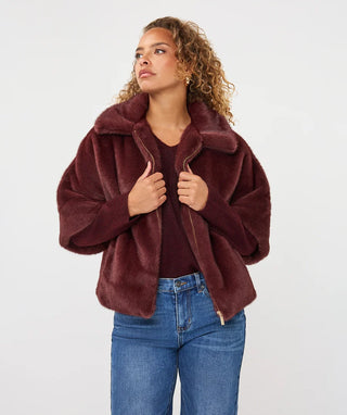 Coat Poncho, Merlot