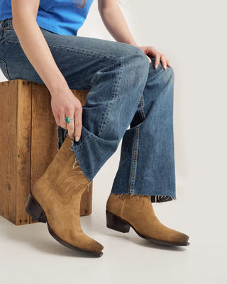 The Sadie, Toasted Almond Suede