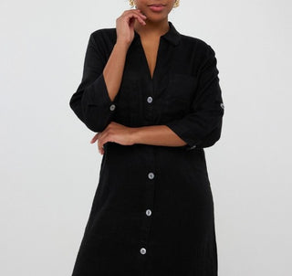 Dress Linen, Black