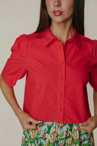 Fallon Top, Red