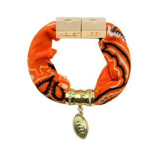 Game Day Bandana Charm Bracelet